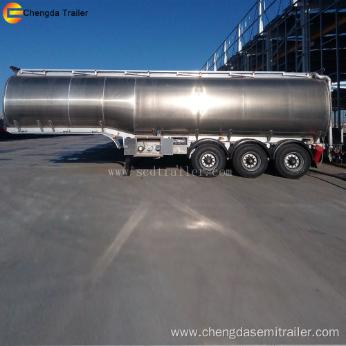 Aluminum Alloy 45000 liters fuel tanker trailer